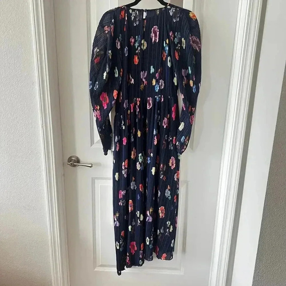 NWT STINE GOYA Luella Dress Flower Live at Night Size Small Color Blue - Picture 9 of 9